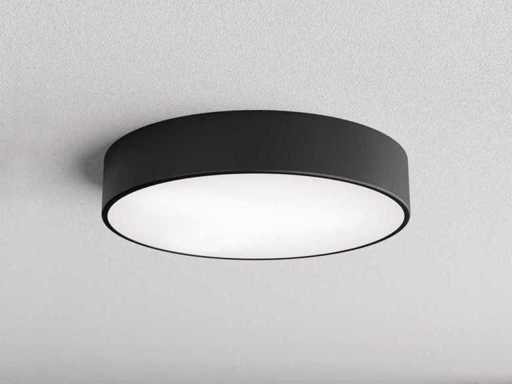 5 x KIIO 65 Watt LED-Deckenlampe schwarz